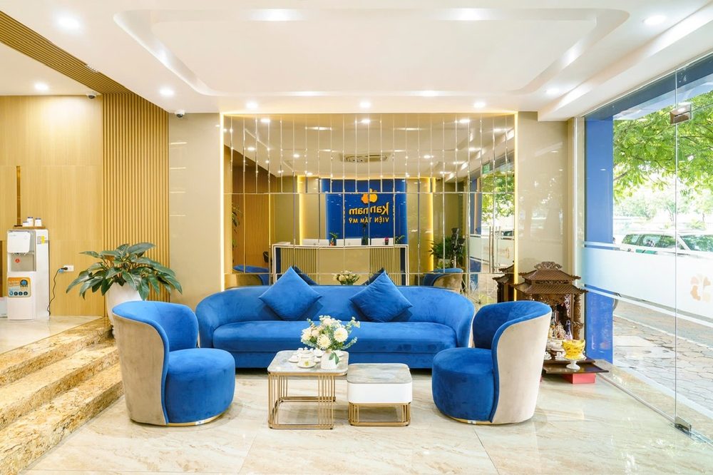 Reception lounge at Kangnam Aesthetic Hospital