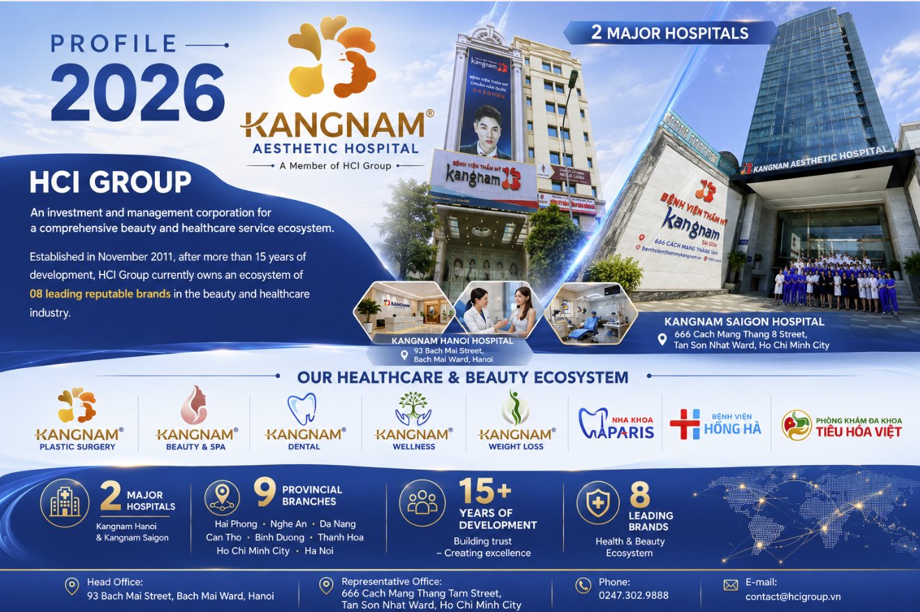 Kangnam Aesthetic Hospital and HCI Group profile 2026 — healthcare and beauty ecosystem